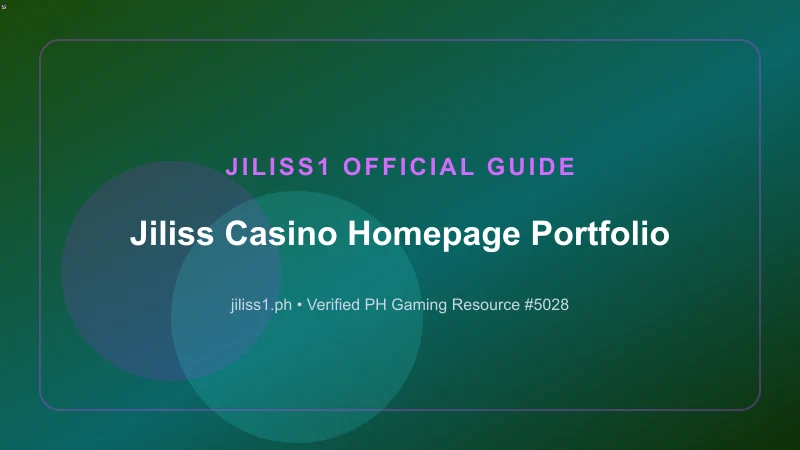 JILISS gaming portfolio overview showing popular Jili video slots, live baccarat tables, and GCash banking