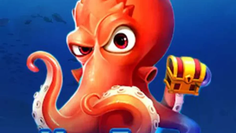 Ocean King fire dragon boss capture screen triggering room-wide coin explosion payouts