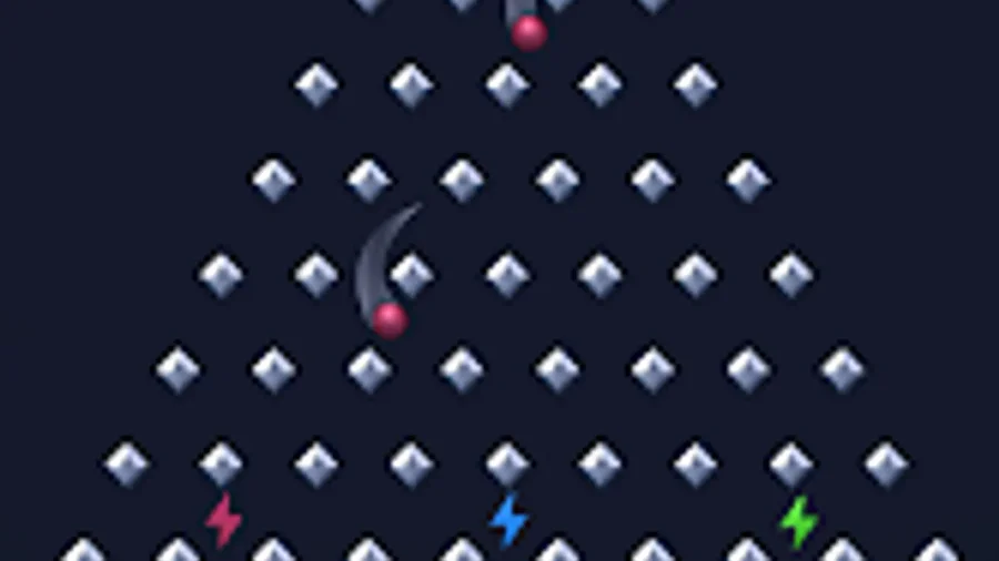 Plinko risk customization settings adjusting low, medium, and high row peg configurations
