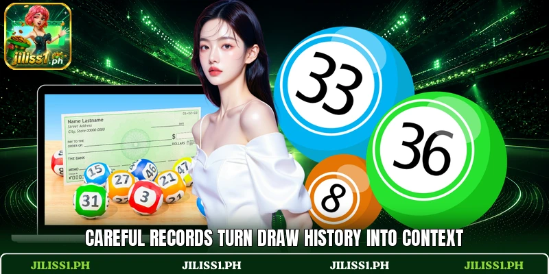 Careful records turn draw history into context Careful records turn draw history into context