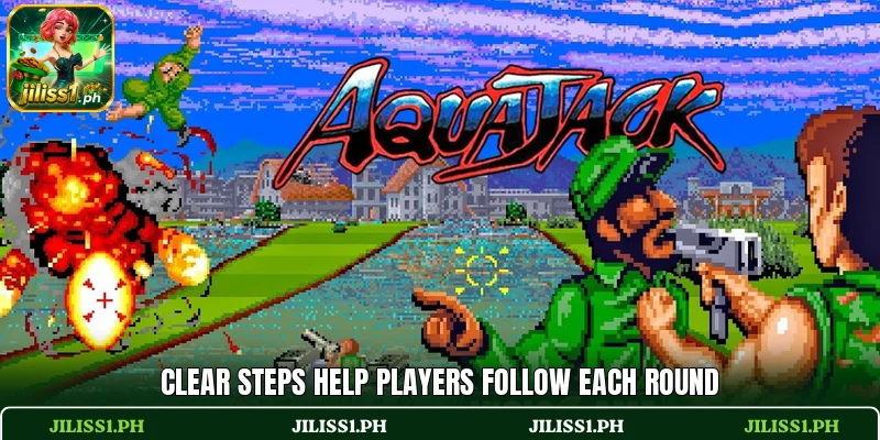 Clear steps help players follow each round
