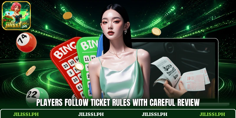 Players follow ticket rules with careful review Players follow ticket rules with careful review