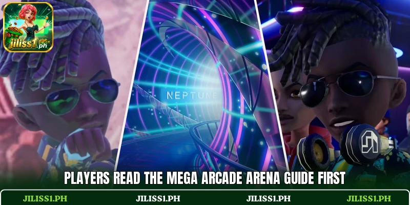 Players read the Mega Arcade Arena guide first