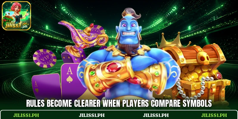 Rules become clearer when players compare symbols