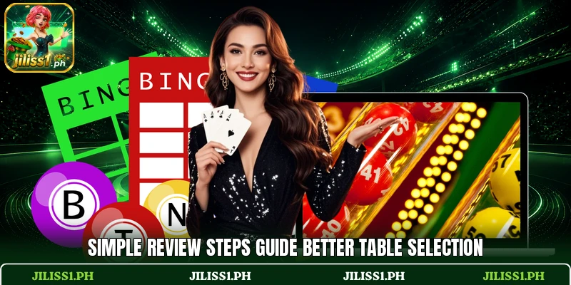 Simple review steps guide better table selection