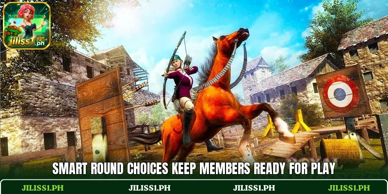 Smart round choices keep members ready for play Smart round choices keep members ready for play